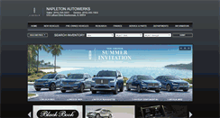 Desktop Screenshot of napletonlincolnofbourbonnais.com